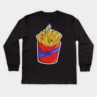 I love fries Kids Long Sleeve T-Shirt